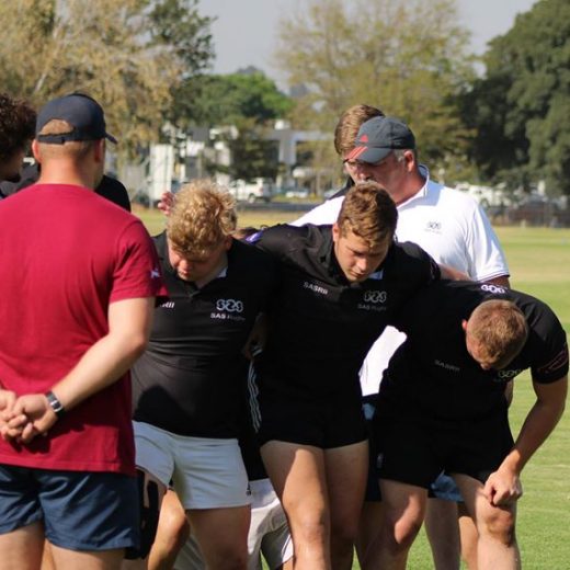 Friday scrum session with Jacques Hanekom