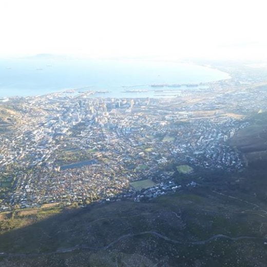 The #sasrri2018 lads going up Table Mountain to get a view of the Mother…