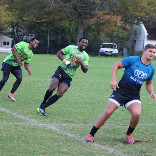 SAS Rugby 7s squad Tuesday morning training session with the Blitzboks players not touring.…