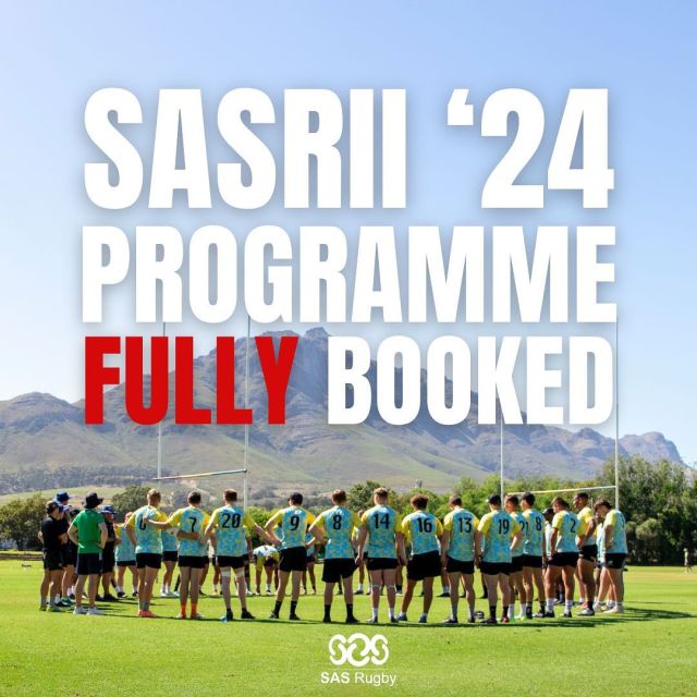 SASRII 2024: FULLY BOOKED 🏉 

We are delighted to announce that the SASRII 2024 programme is now at full capacity. As we look forward to the exciting programme ahead, keep an eye out for the opening of applications for SASRII 2025 next year.

#sasrugby #sasrii #rugby #rugbyprogramme #southafrica #highperformance