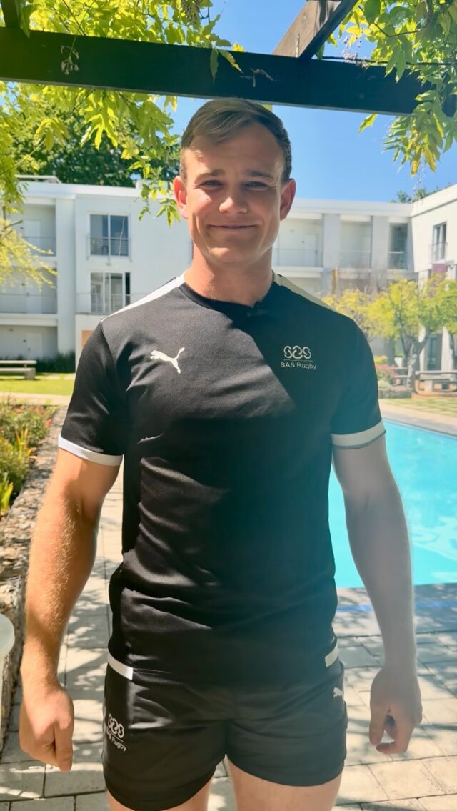 From breakfast to boots on, here’s how the boys get game-day ready! 👊🏽🔥#rugbysevens #sasrugbysevens #block2 #stripstrapstrikestrangle #thisissevens #beyondthegame