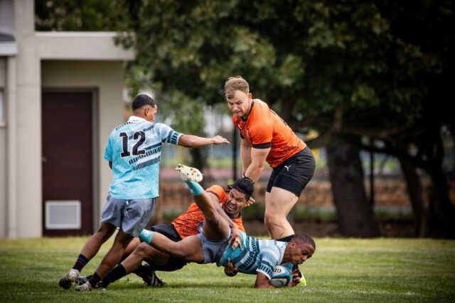 Big thanks to Forward Foundation for an awesome game and great sportsmanship. Always good energy on and off the field 🙌#rugbysevens #sasrugbysevens #block3 #stripstrapstrikestrangle #thisissevens #beyondthegame