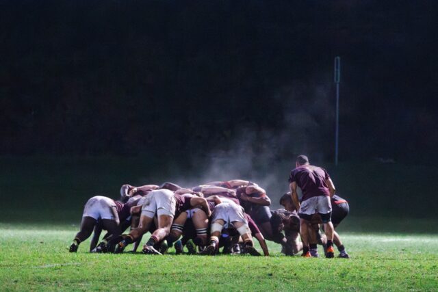 Steaming under the lights @matiesrugby 🔥