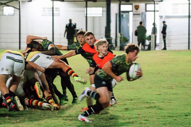 The boys stepped out at Hamiltons for their first game of the season. Proud to wear the jersey and even prouder to represent the badge. 🙌👊#rugby #sasrugby #takegoodsteps #gameday #rugbygame